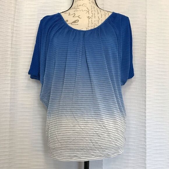 NWT - Calvin Klein Jeans Ombré Dolman Sleeve Top S - Picture 1 of 6